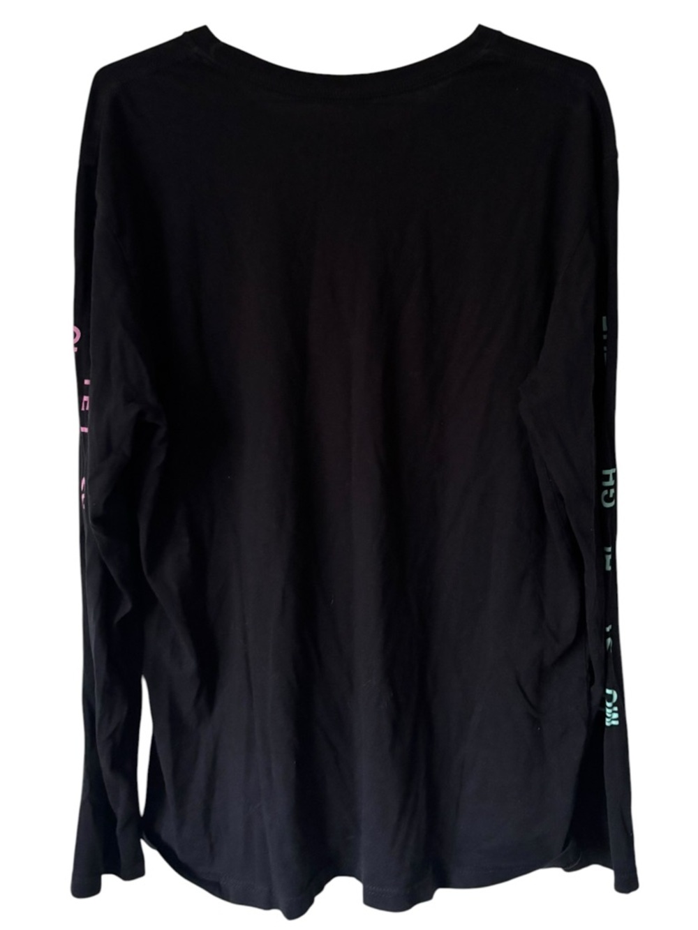 Freebandz x Future Graphic Long Sleeve Black Tee W/ Colorful Prints Size L - Picture 4 of 5